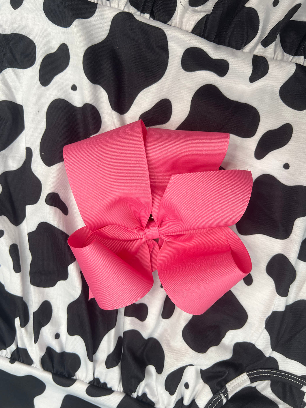 Hot Pink XL French Bow